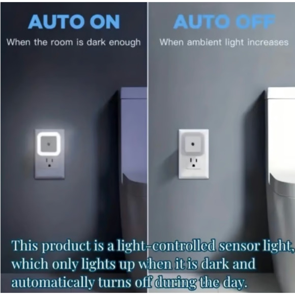 Wireless Sensor LED Night Light - Mini Square - Night Lights - Picture 3 of 4